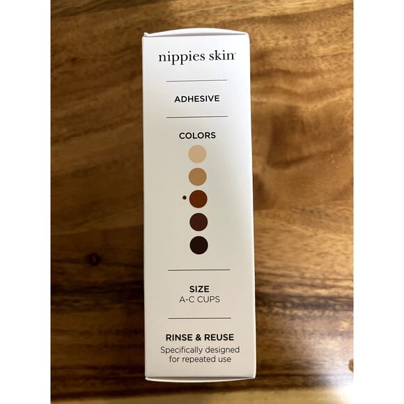 Nippies Skin Lift Nipple Cover Adhesive Coco Color Size A-C Cups NEW - Picture 3 of 5
